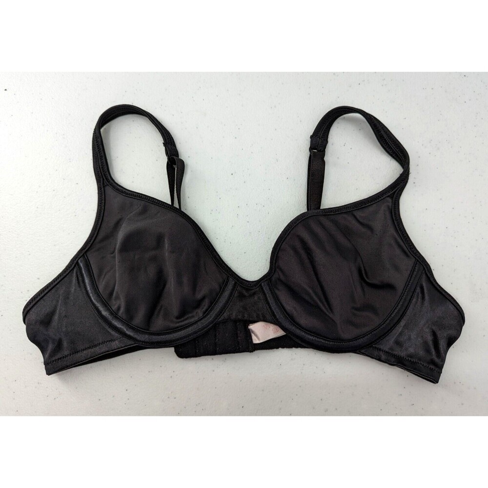 Vintage Victoria's Secret Bra Women's 34A Black Unlined Demi